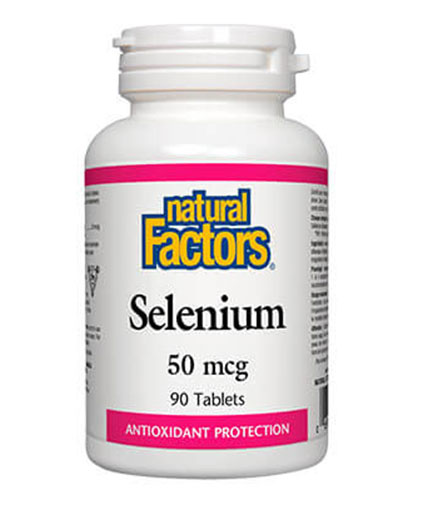 NATURAL FACTORS Selenium 50mcg / 90 Tabs