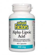 NATURAL FACTORS Alpha-Lipoic Acid 400mg / 60 Caps