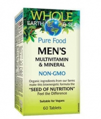 NATURAL FACTORS Whole Earth & Sea Men's Multivitamin & Mineral / 60 Tabs