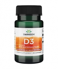 SWANSON High Potency Vitamin D-3 / 1000IU / 30 Caps.