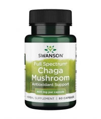 SWANSON Full Spectrum Chaga Mushroom 400mg. / 60 Caps