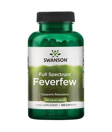 SWANSON Feverfew 380mg. / 100 Caps