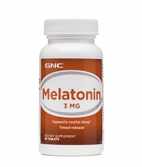 GNC Melatonin Timed Release 3mg / 60 Tabs