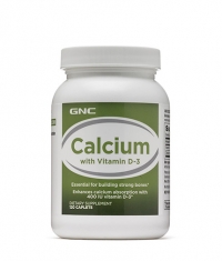 GNC Calcium with Vitamin D-3 / 120 Caps.