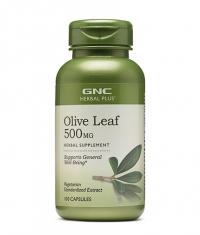 GNC Herbal Plus Standardized Olive Leaf 500mg / 100 Caps.