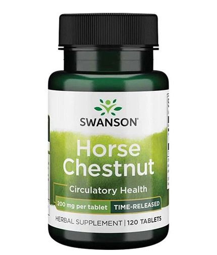 SWANSON Timed-Release Horse Chestnut 22% Aescin 200mg. / 120 Tabs
