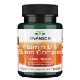 SWANSON Vitamin D & Boron / 60 Caps