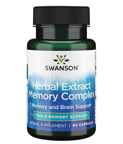SWANSON Herbal Extract Memory Complex / 60 Caps