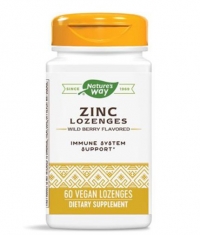 NATURES WAY Zinc Lozenges / 60 Vegan Lozenges