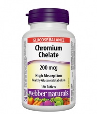 WEBBER NATURALS Chromium Chelate 200mcg. / 180 Tabs