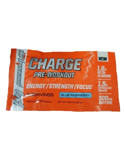 PHYSIQUE NUTRITION Charge Pre-Workout / 1 serv. 0.015