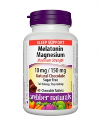 WEBBER NATURALS Melatonin Magnesium / 60 Chewable tabs