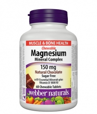 WEBBER NATURALS Magnesium Mineral Complex 150mg. / 60 Chewable tabs