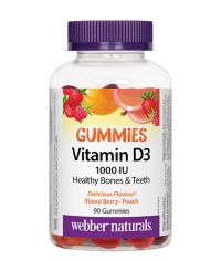WEBBER NATURALS Vitamin D3 Gummies 1000 IU / 90 Gummies