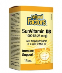 NATURAL FACTORS Vitamin D3 1000 IU / 15ml