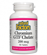 NATURAL FACTORS Chromium GTF 200mcg / 90 Tabs