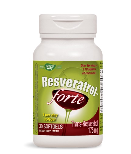 NATURES WAY Resveratrol Forte 450mg / 30 Softgels