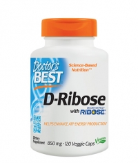 DOCTOR'S BEST D-Ribose 820mg / 120 Vcaps