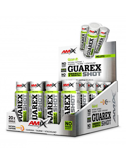 AMIX Guarex Energy & Mental SHOT Box / 20 x 60 ml 1.000