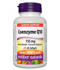 WEBBER NATURALS Coenzyme Q10 150mg / 60 Softgels