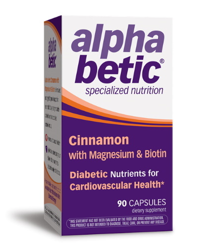 ALPHA BETIC Cinnamon with Magnesium & Biotin /  90 Caps