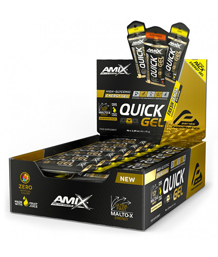 AMIX QUICK Energy Gel Box / 40 x 45 g 1.000