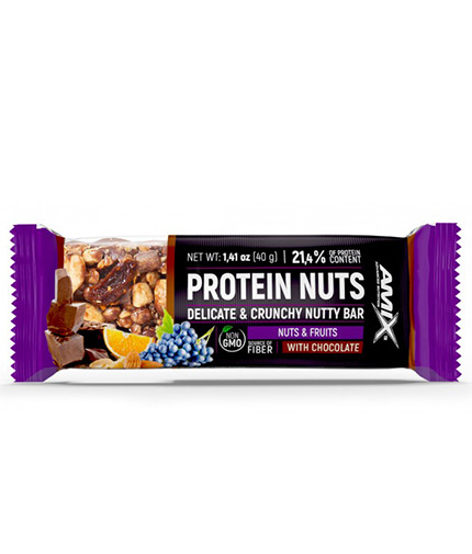 AMIX Protein Nuts Crunchy Nutty Bar / 40 g 0.040