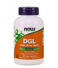 NOW DGL 400 mg with Aloe Vera / 100 Vcaps