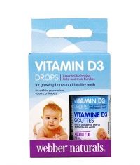 WEBBER NATURALS Vitamin D3 Drops / 15ml