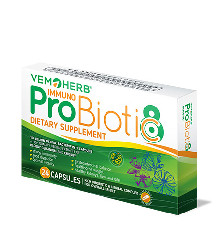 VEMOHERB Probiotic8 Immunо / 24 Caps