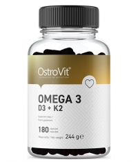 OSTROVIT PHARMA Omega 3 / D3 + K2 / 180 Softgels