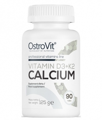 OSTROVIT PHARMA Vitamin D3 2000 + K2 100 mcg + Calcium / 90 Tabs