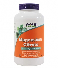 NOW Magnesium Citrate 400mg / 240 Vcaps