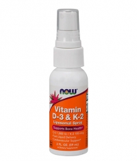 NOW Vitamin D-3 & K-2 / 59ml