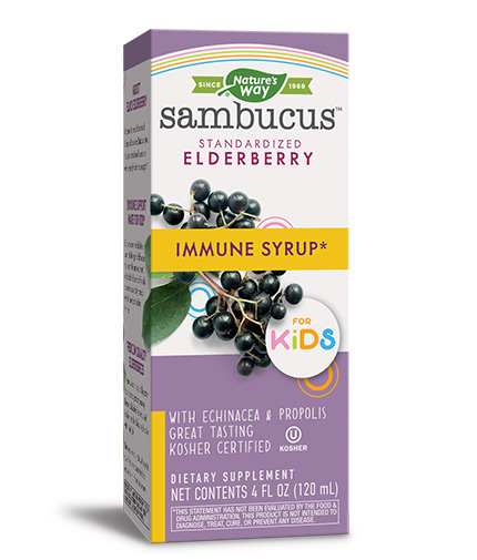 NATURES WAY Sambucus for Kids Immune Syrup / 120ml