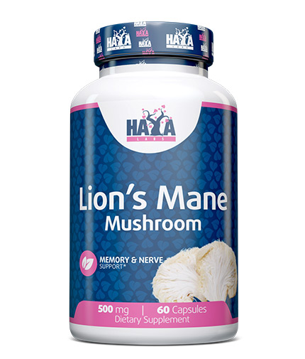 HAYA LABS Lion's Mane Mushroom 500 mg / 60 Caps