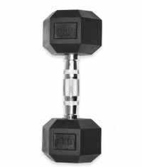 SIDEA Hex Rubber Dumbbell 8kg