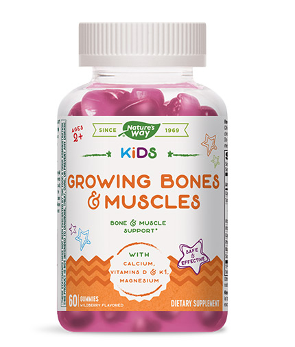 NATURES WAY Kids Growing Bones & Muscles / 60 Gummies