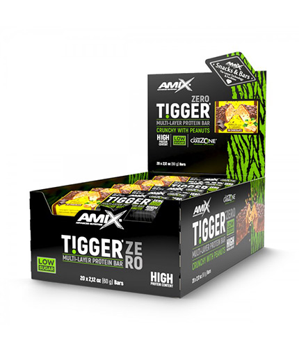 AMIX TIGGER® Zero bar Box / 20 x 60 g 1.000