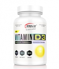 GENIUS NUTRITION VITAMIN D3 / 90 Caps