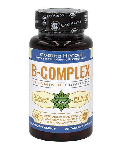 CVETITA HERBAL Vitamin B Complex / 90 Tabs
