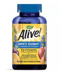 NATURES WAY Alive! Men’s Gummy Complete Multivitamin / 60 Gummies