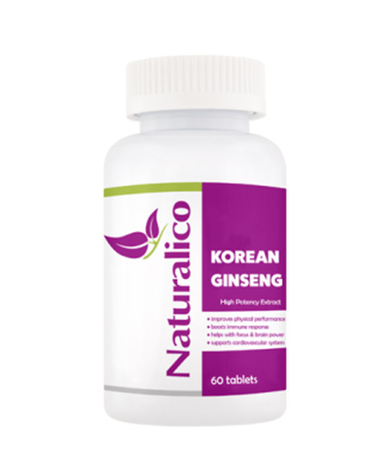NATURALICO Korean Ginseng 1300 mg  / 60 Tabs