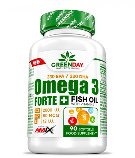 AMIX Omega3 FORTE 330/220 + D3,K2,Vit.E  90 softgels