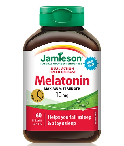 JAMIESON Melatonin Timed Release 10 mg / 60 Caps