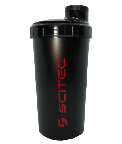 SCITEC Shaker / 700 ml / Black - Red