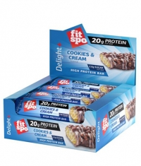 FitSpo Delight + Box / Cookies and Cream / 12 x 60 g