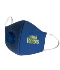 NATURAL FACTORS Face Mask / Navy Blue