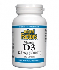NATURAL FACTORS Vitamin D3 5000 / 240 Softgels