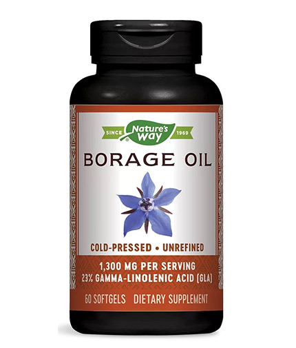 NATURES WAY Borage Oil 1300 mg / 60 Caps